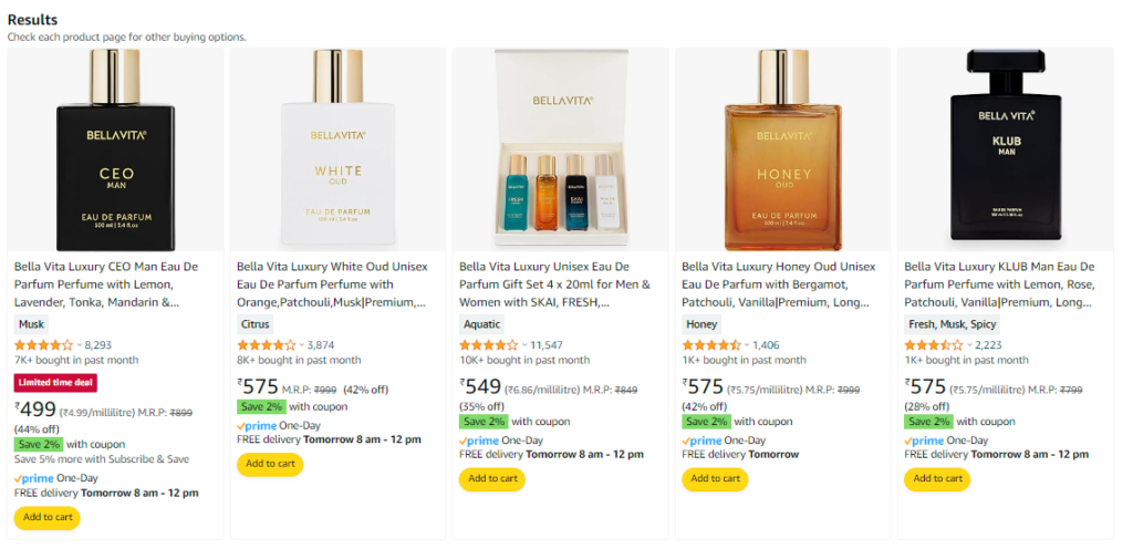 bella vita perfume for men amazon